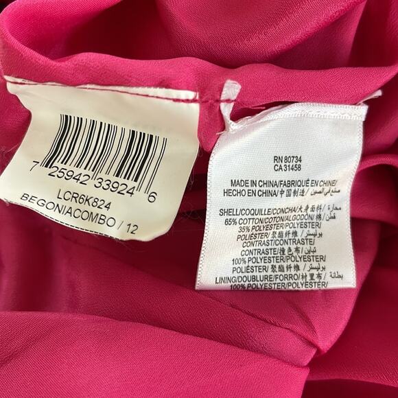 Bcbgmaxazria Strapless Begonia Combo Bubble Dress Size 12 BNWT - Picture 13 of 13